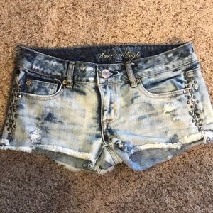 American eagle jean shorts